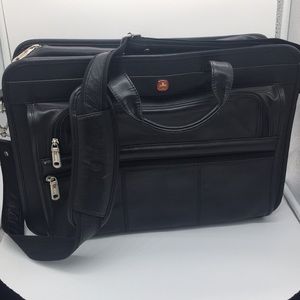 WENGER leather attaché